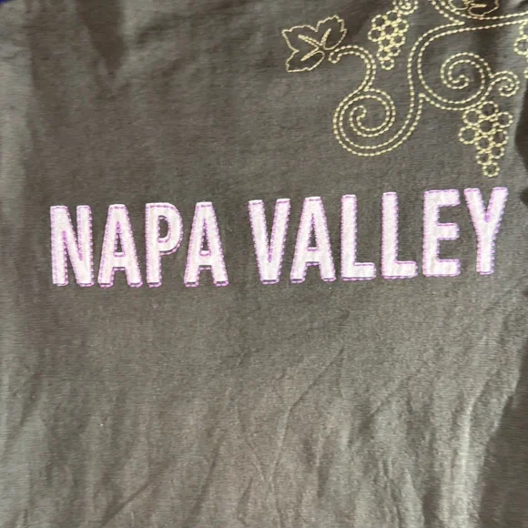 Alp N Rock Napa Valley Embroidered Crew 🍷🍇